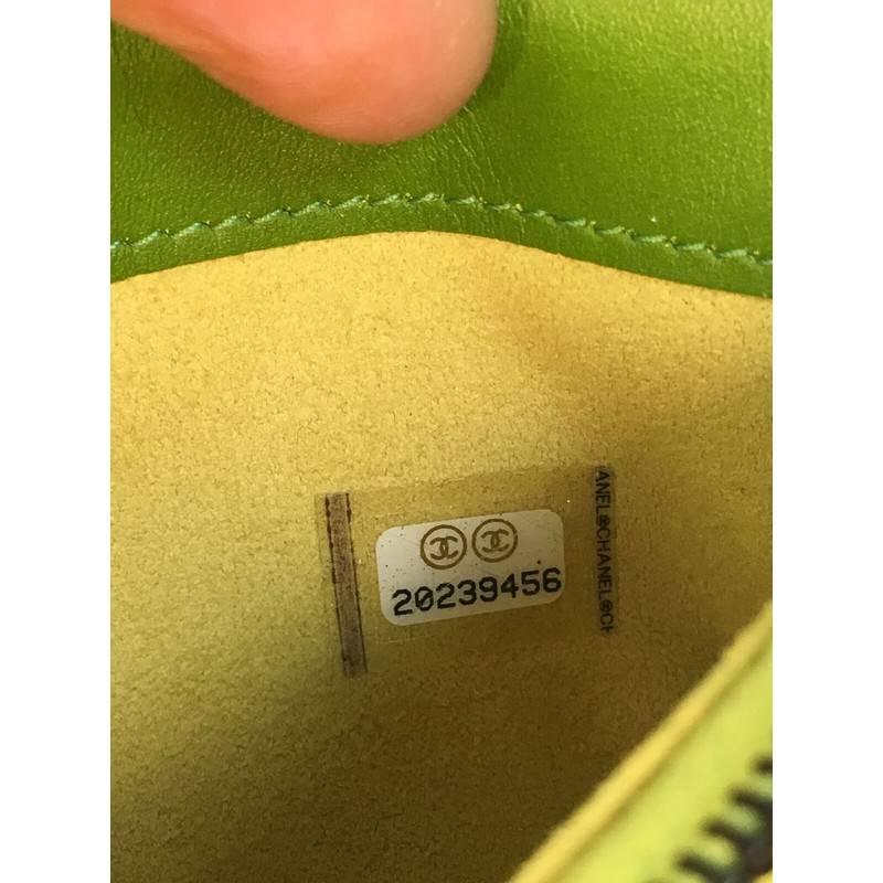 Women's Chanel Chain Phone Holder Crossbody Bag Quilted Velvet Mini