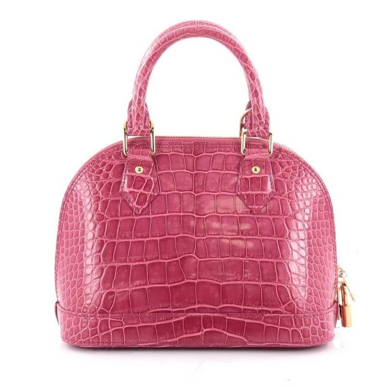 Alma BB Crocodilien Brillant - Handbags