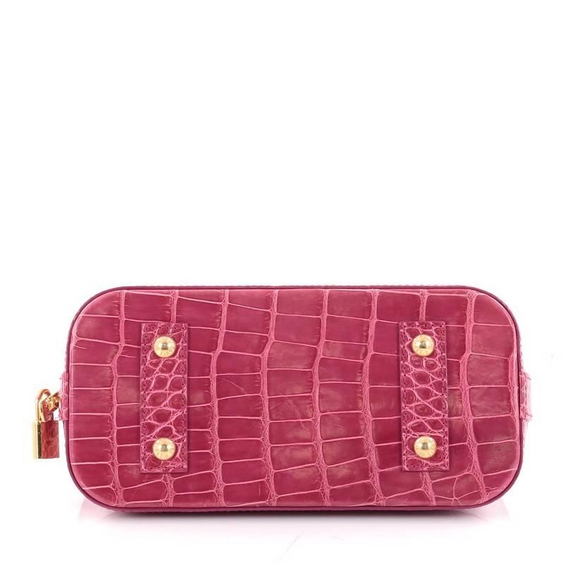 louis vuitton pink alma bag