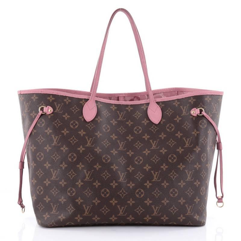 Louis Vuitton Neverfull Tote Limited Edition Ikat Monogram Canvas GM In Good Condition In NY, NY