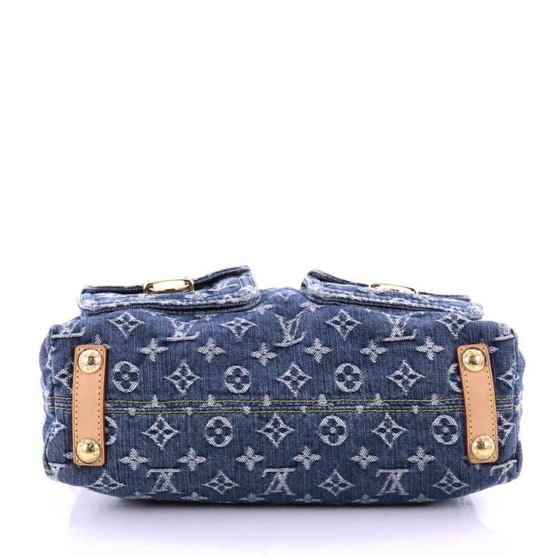 Sac à main en denim Louis Vuitton Baggy PM Excellent état à NY, NY