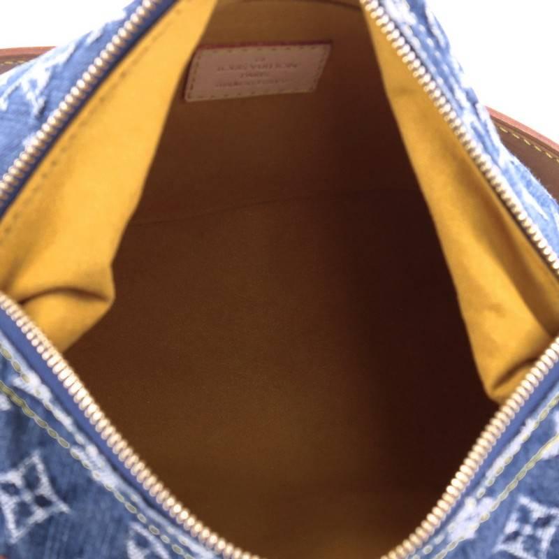  Sac à main en denim Louis Vuitton Baggy PM Pour femmes 
