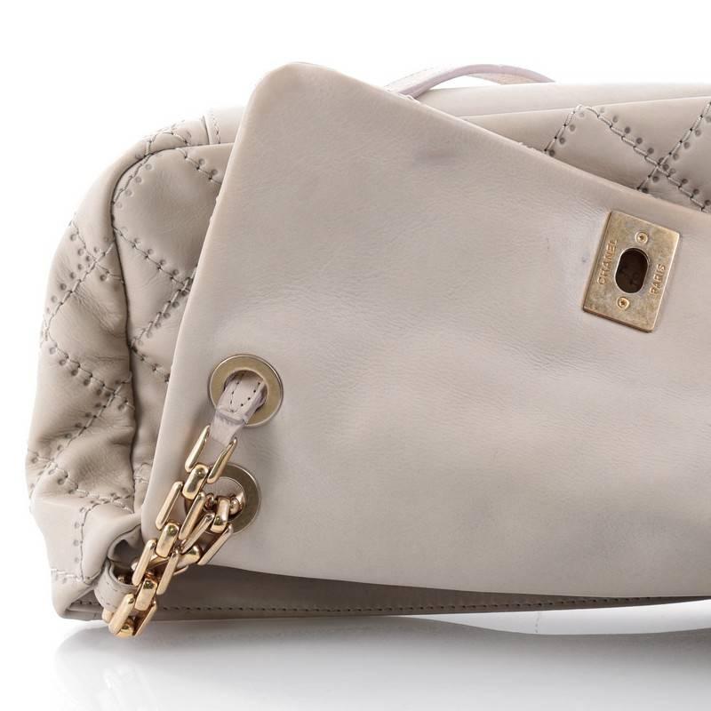 Chanel Retro Chain Flap Bag Quilted Leather Medium 1
