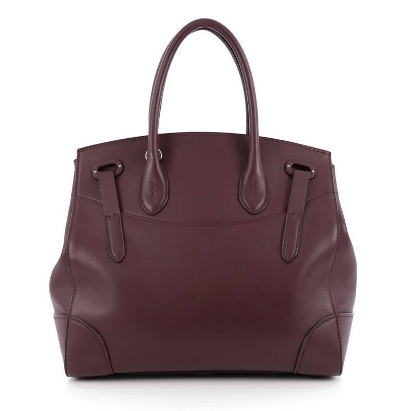 Black Ralph Lauren Collection Soft Ricky Handbag Leather 33