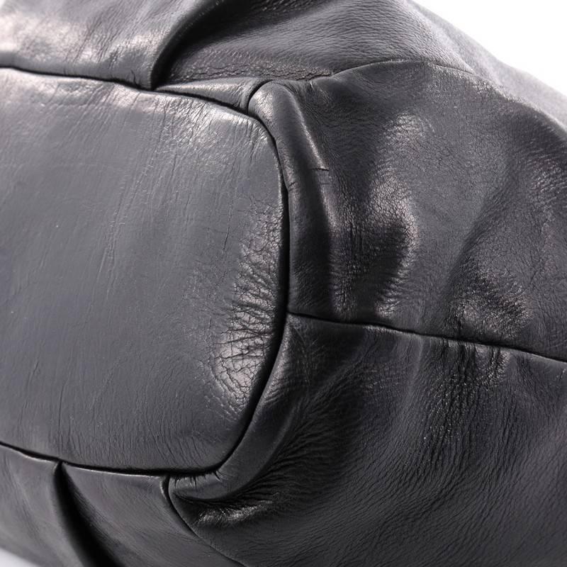 Prada Zip Top Hobo Cervo Leather Large 1