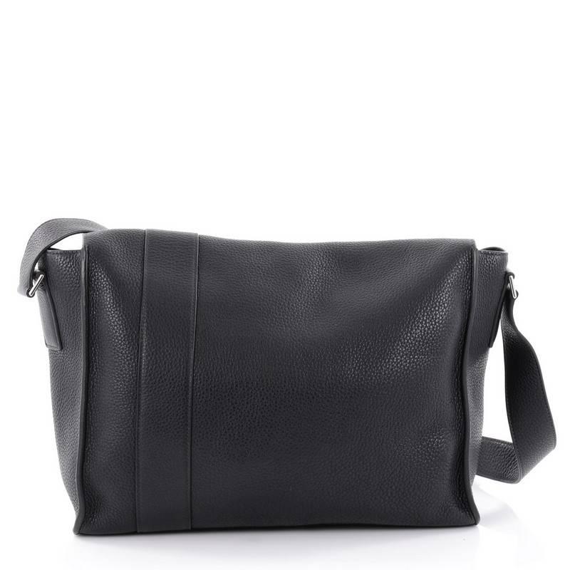 Hermes Alfred Messenger Bag Clemence 35 In Good Condition In NY, NY