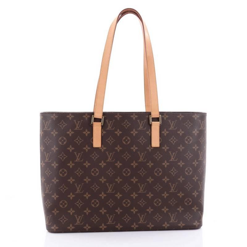 Louis Vuitton Luco Handbag Monogram Canvas In Good Condition In NY, NY