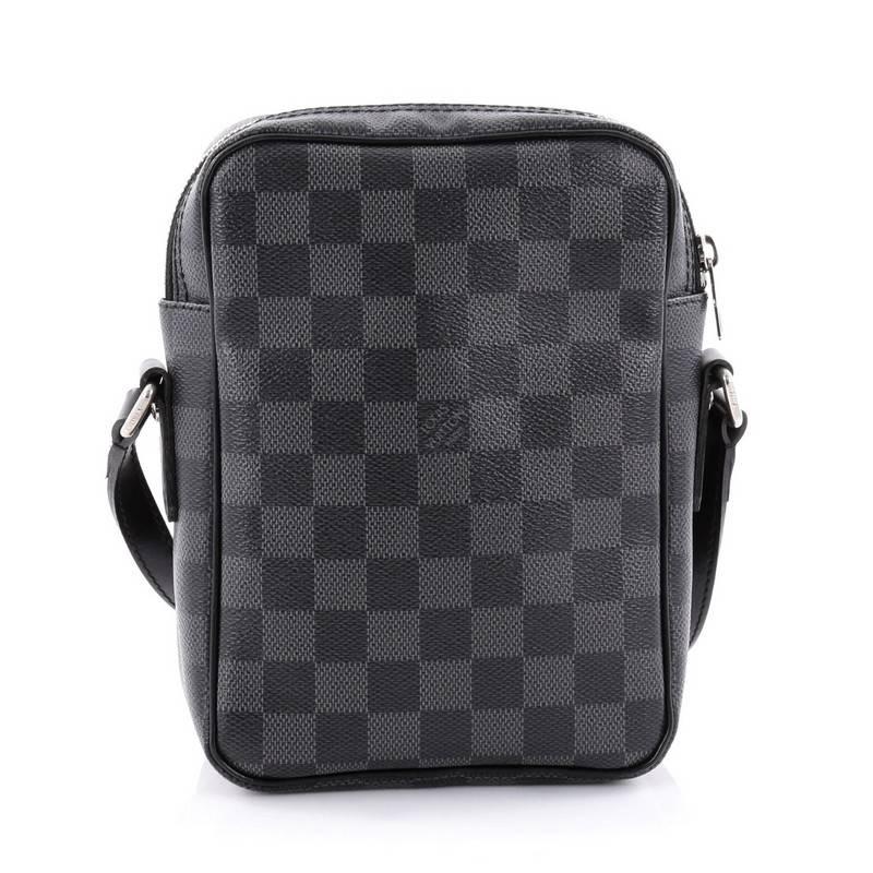 Louis Vuitton Rem Bag Damier Graphite In Good Condition In NY, NY