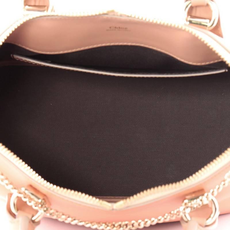 Chloe Bicolor Baylee Satchel Leather Small 1