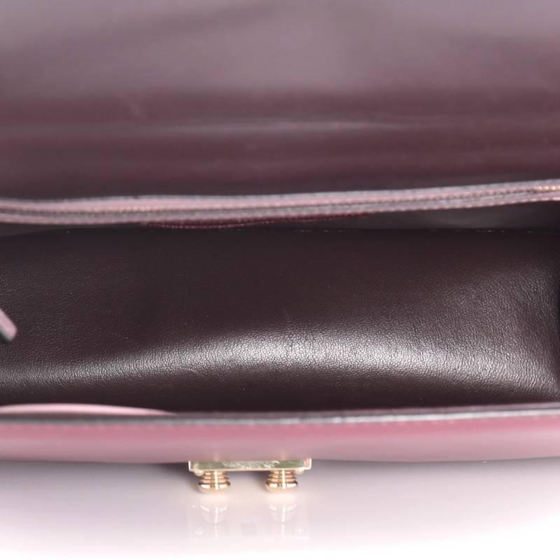 Beige Valentino Glam Lock Shoulder Bag Leather Medium
