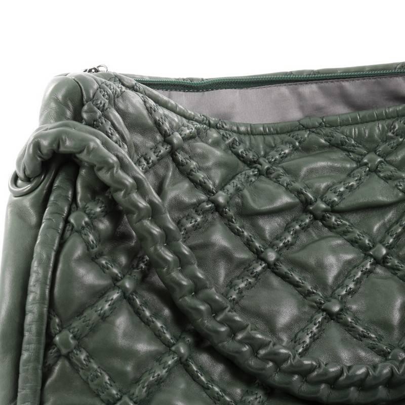 Chanel Quilted Lambskin Large Hidden Chain Hobo Bag 4