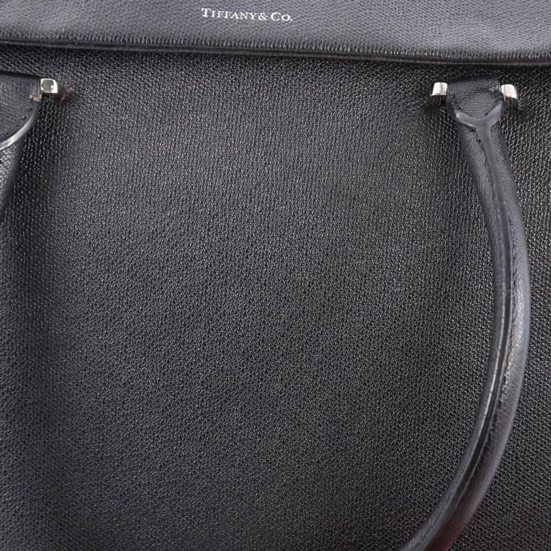 Tiffany & Co. Peyton Satchel Leather Large In Good Condition In NY, NY