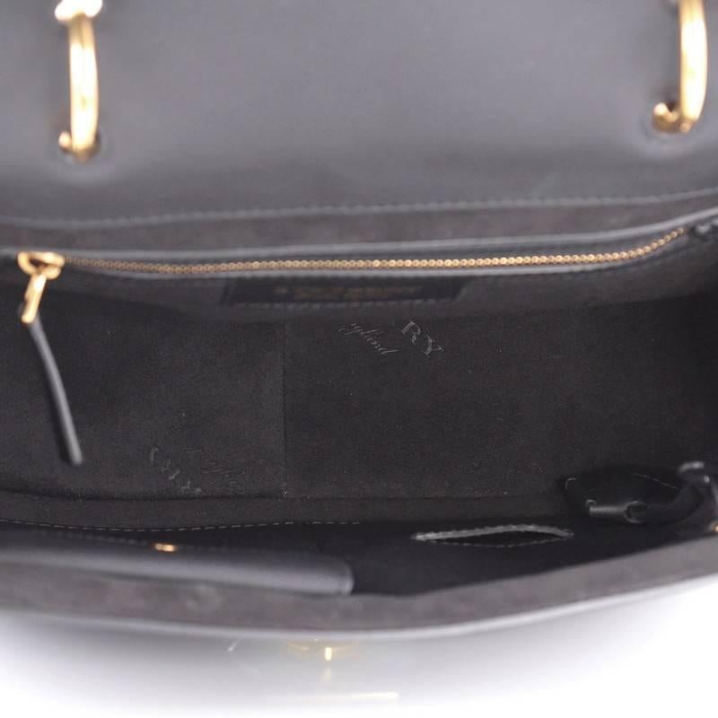 Burberry DK88 Top Handle Bag Leather Medium In Good Condition In NY, NY