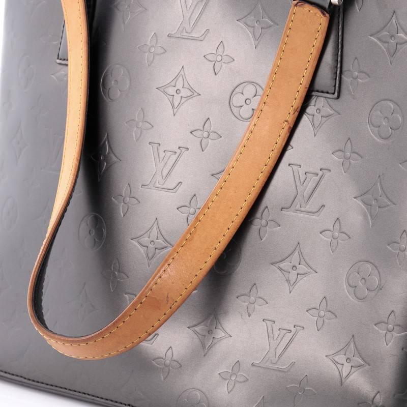 Louis Vuitton Mat Stockton Handbag Monogram Vernis 4