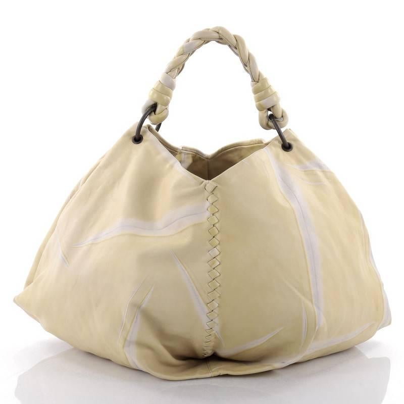 Bottega Veneta Aquilone Fortune Cookie Hobo Tie-Dye Leather Large In Good Condition In NY, NY