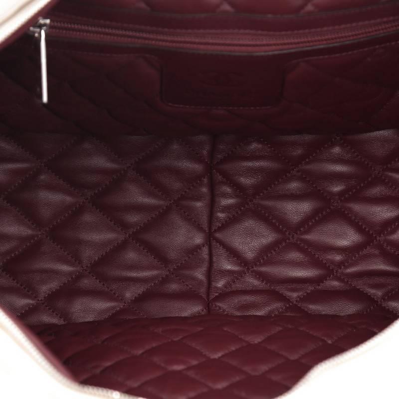 Chanel Coco Cocoon Bowling Bag Quilted Lambskin Large In Good Condition In NY, NY