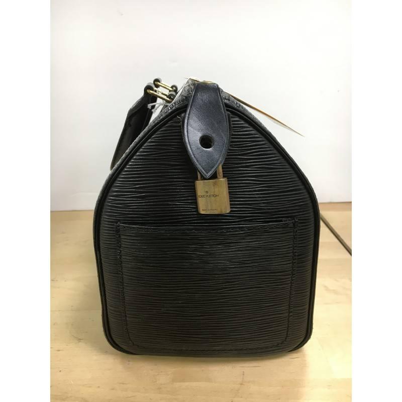 Louis Vuitton Speedy Handbag Epi Leather 30 In Good Condition In NY, NY