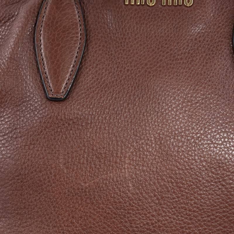  Miu Miu Phenix Convertible Tote Leather Medium 2