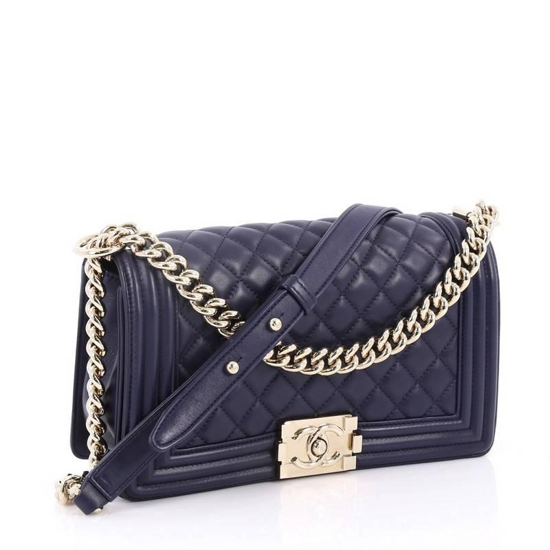 chanel quilted old medium boy chanel flap bag