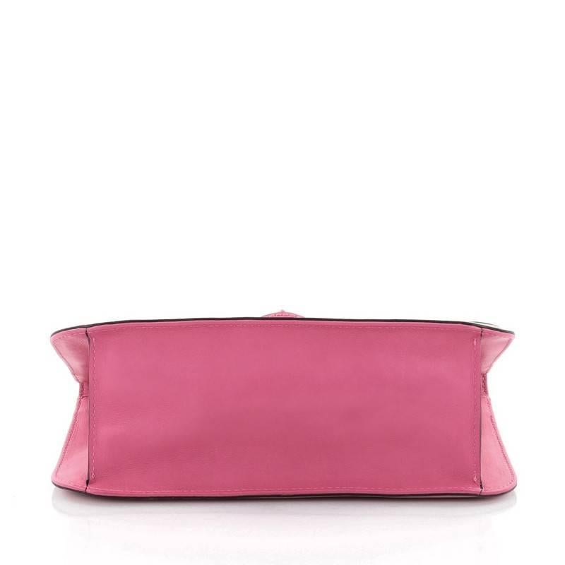 Women's or Men's Valentino Glam Lock Shoulder Bag Leather Large