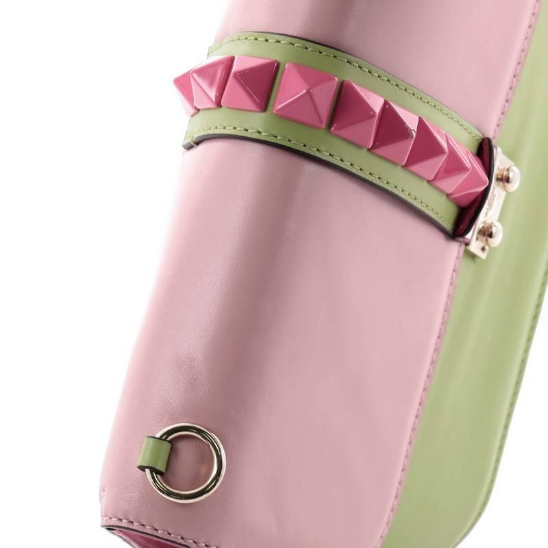 Valentino Glam Lock Shoulder Bag Leather Large 2