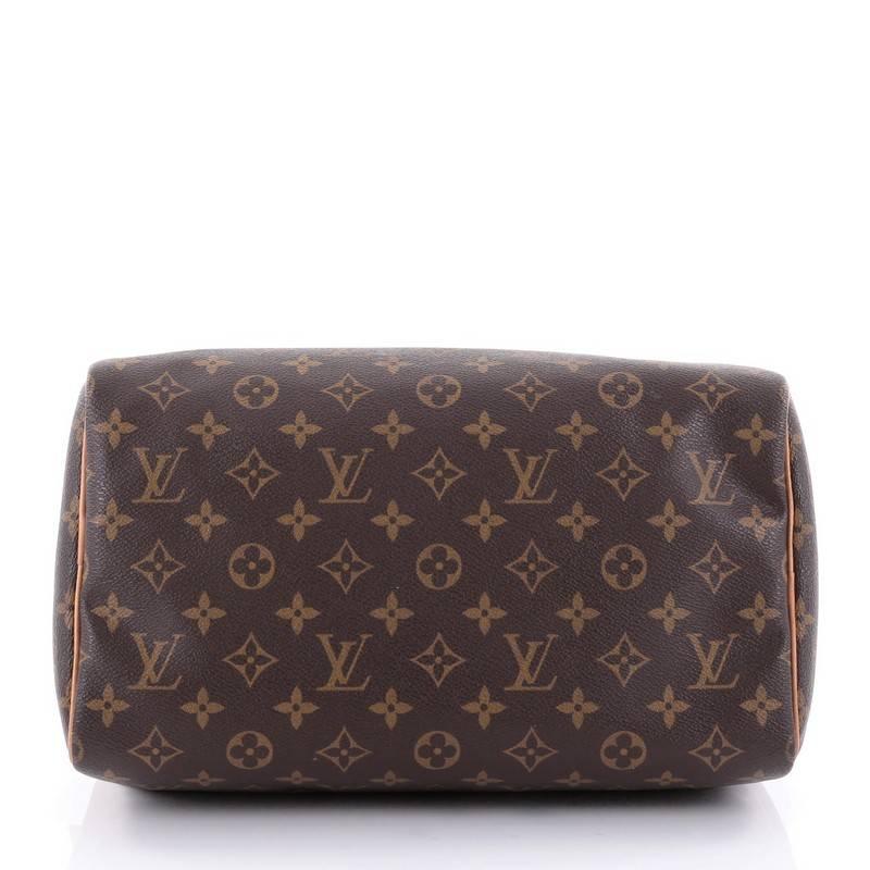 Louis Vuitton Speedy Handbag Monogram Canvas 30 1