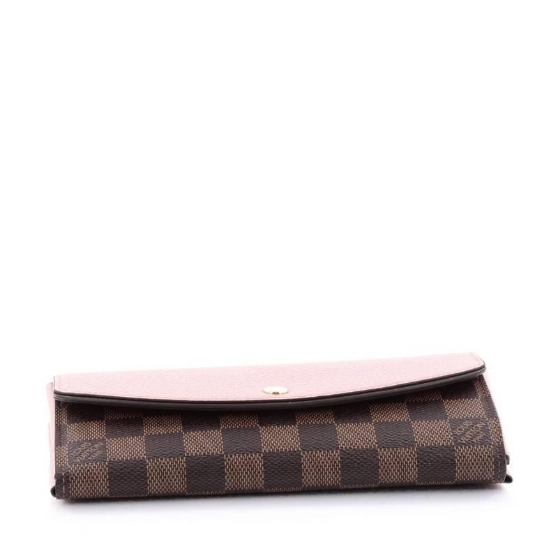 Women's or Men's Louis Vuitton Normandy Wallet Damier and Calf Leather