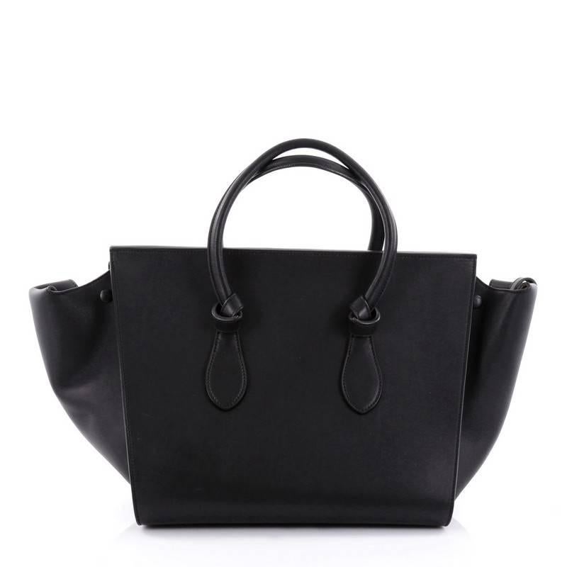 Celine Tie Knot Tote Smooth Leather Large In Good Condition In NY, NY