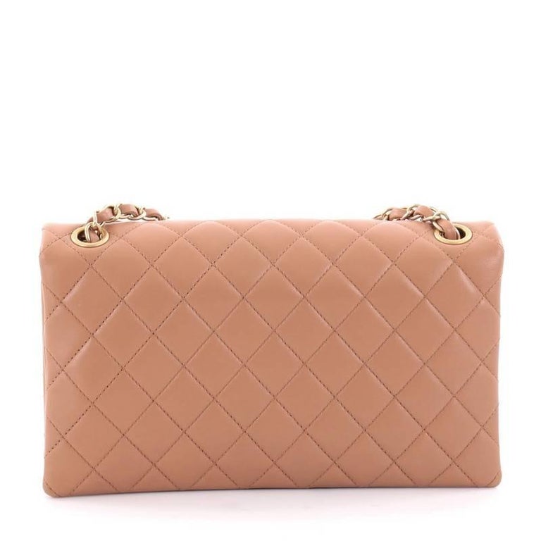 Chanel Envelope Lock 3 Bag Quilted Lambskin Small at 1stDibs