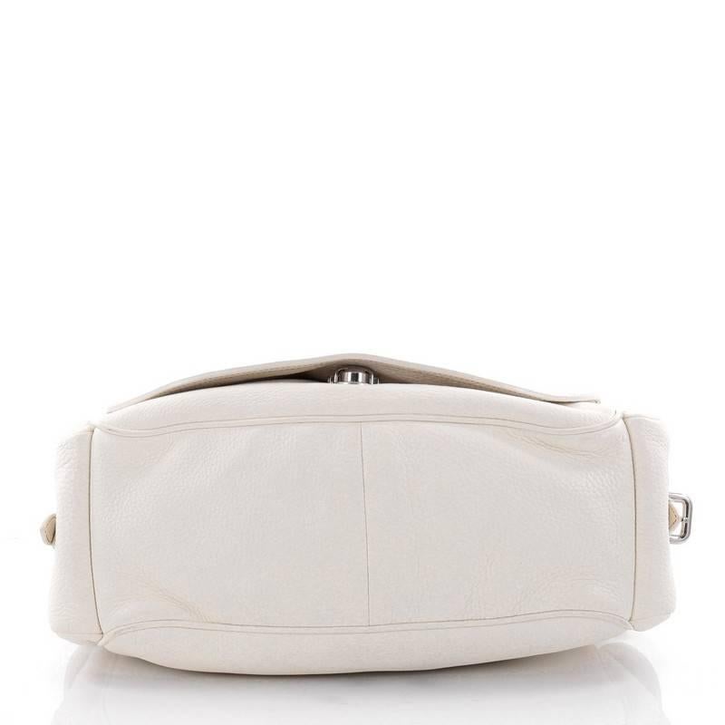 Women's or Men's Prada Side Pocket Flap Shoulder Bag Vitello Daino Large