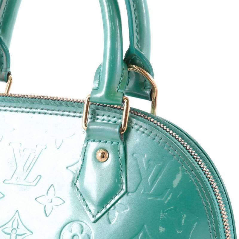 Louis Vuitton Alma Handbag Monogram Vernis BB  4