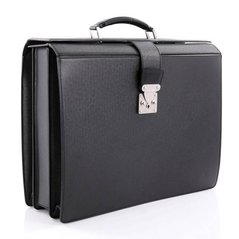 pilot briefcase leather