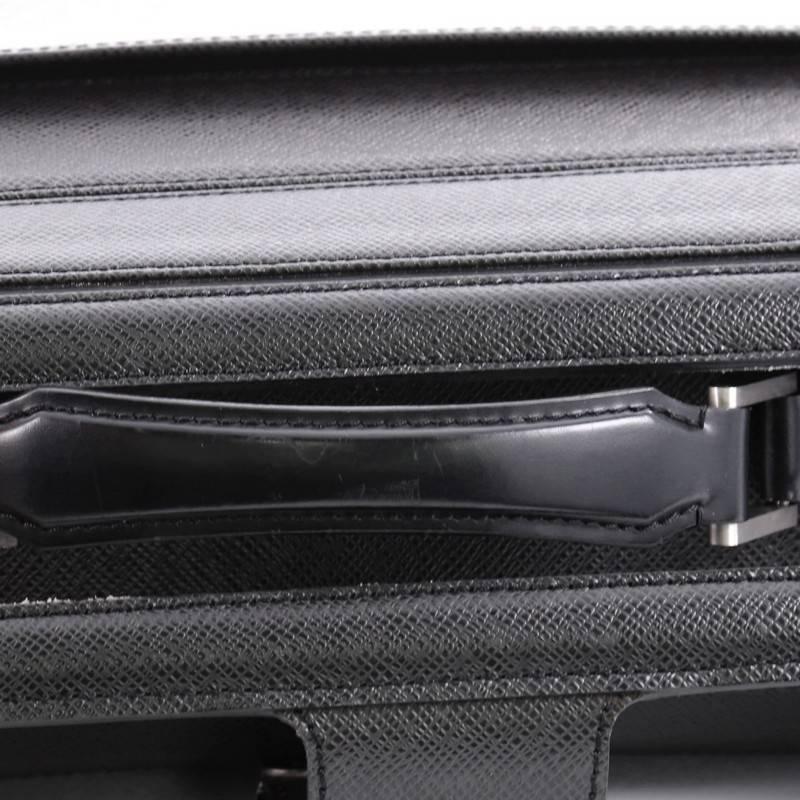Louis Vuitton Pilot Briefcase Taiga Leather 4