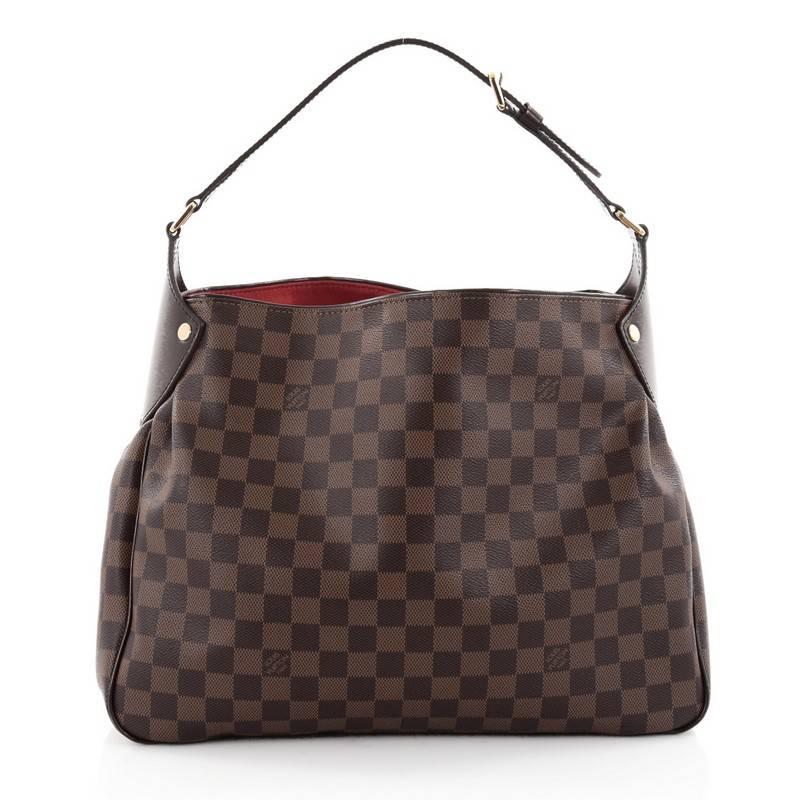 Louis Vuitton Reggia Handbag Damier In Good Condition In NY, NY