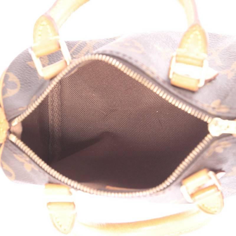 Louis Vuitton Speedy Mini HL Handbag Monogram Canvas In Good Condition In NY, NY