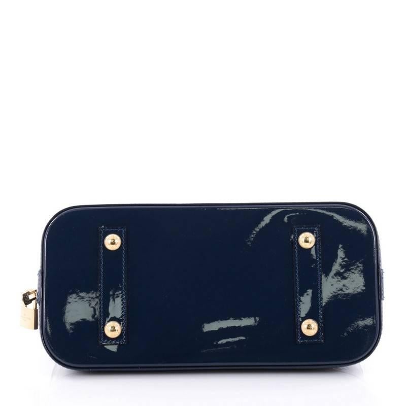Women's Louis Vuitton Alma Handbag Monogram Vernis PM