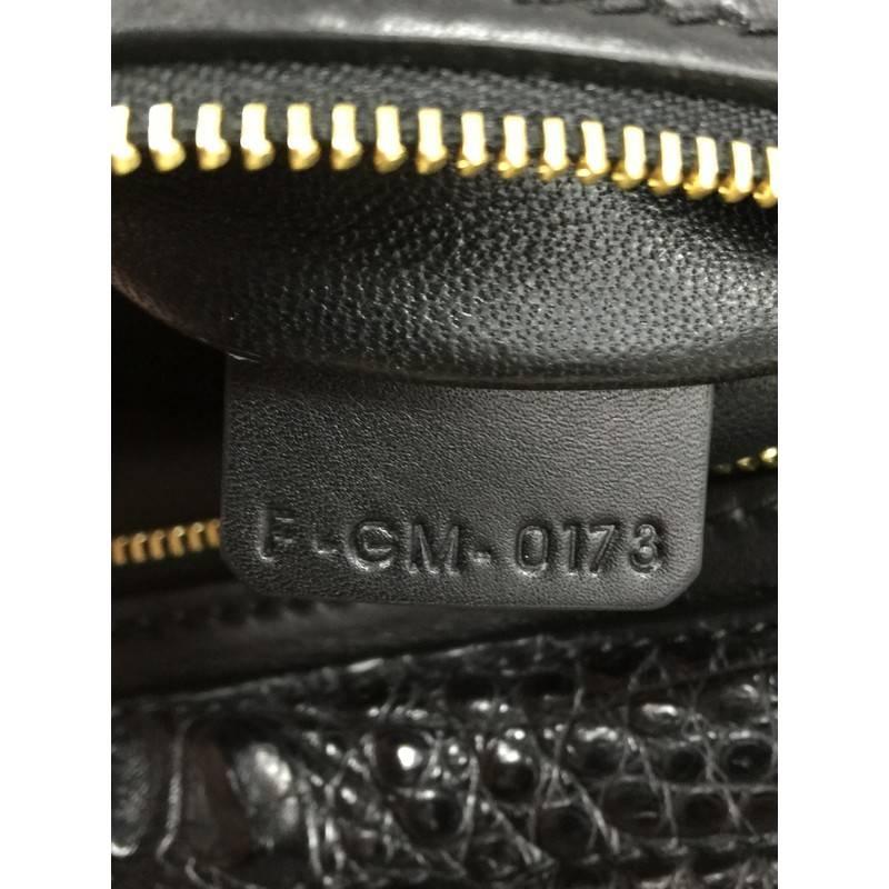 Celine Trapeze Handbag Crocodile and Leather Medium 2