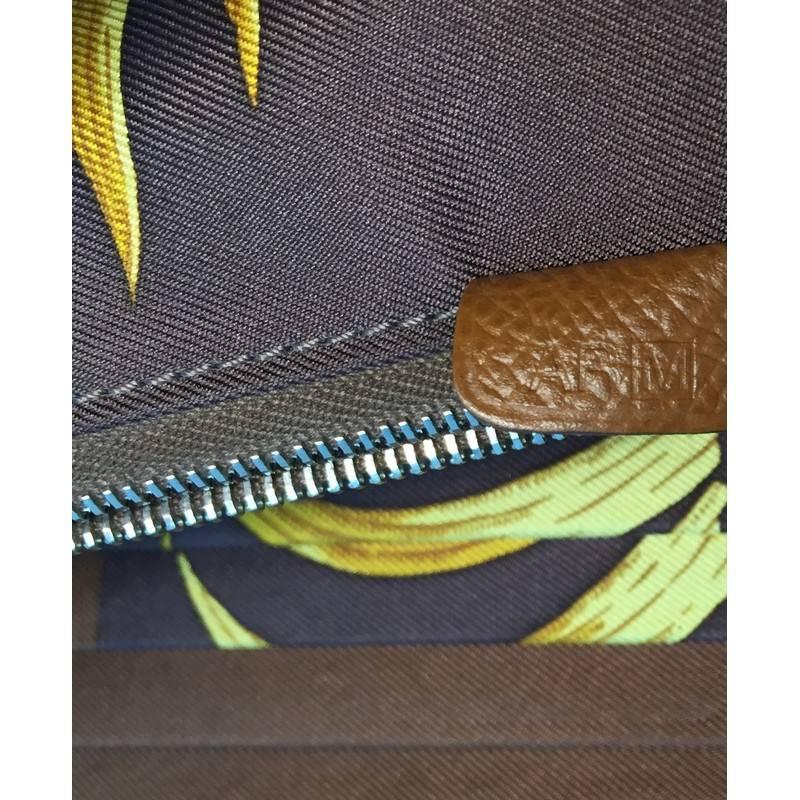 Hermes Azap Zip Around Wallet Silk'in Epsom Long 5