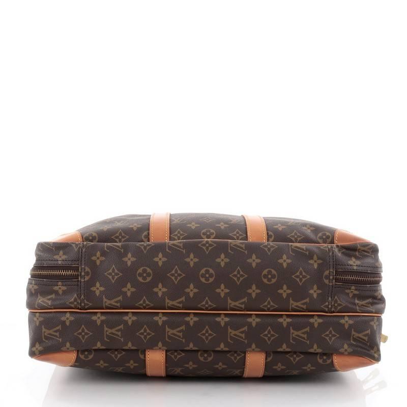 Women's or Men's Louis Vuitton Porte-Documents Voyage Soft Compartment Briefcase Monogram Canvas