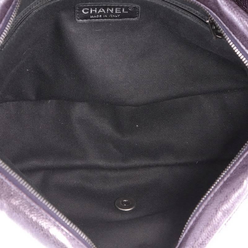 Black Chanel Easy Flap Bag Quilted Caviar Jumbo