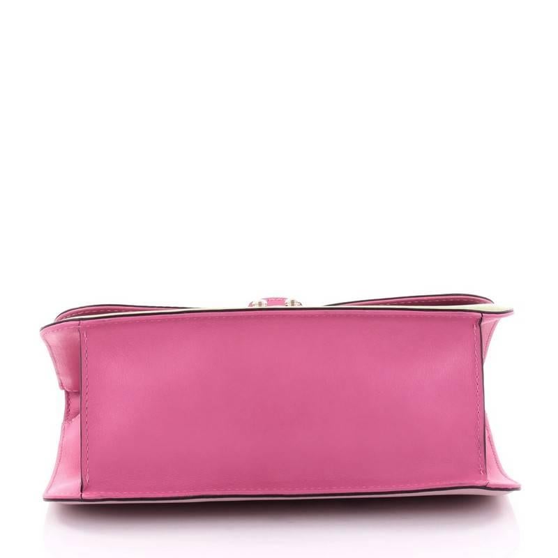 Women's Valentino Glam Lock Shoulder Bag Leather Large