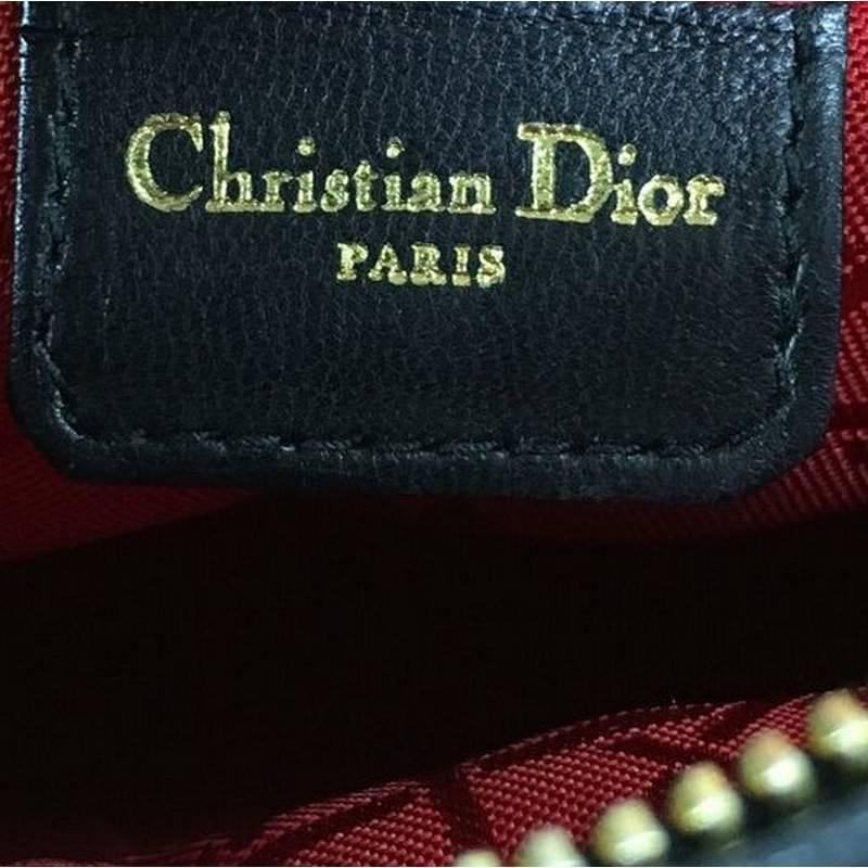 Christian Dior Vintage Lady Dior Handbag Cannage Quilt Lambskin Medium 5