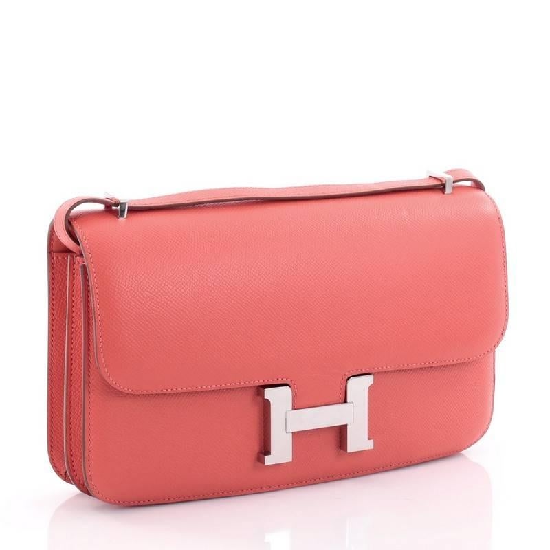 Hermes Constance Elan Handbag Epsom 25 In Good Condition In NY, NY