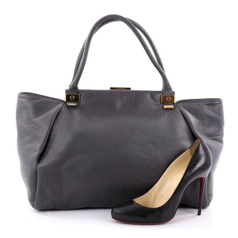 Lanvin trilogy online bag