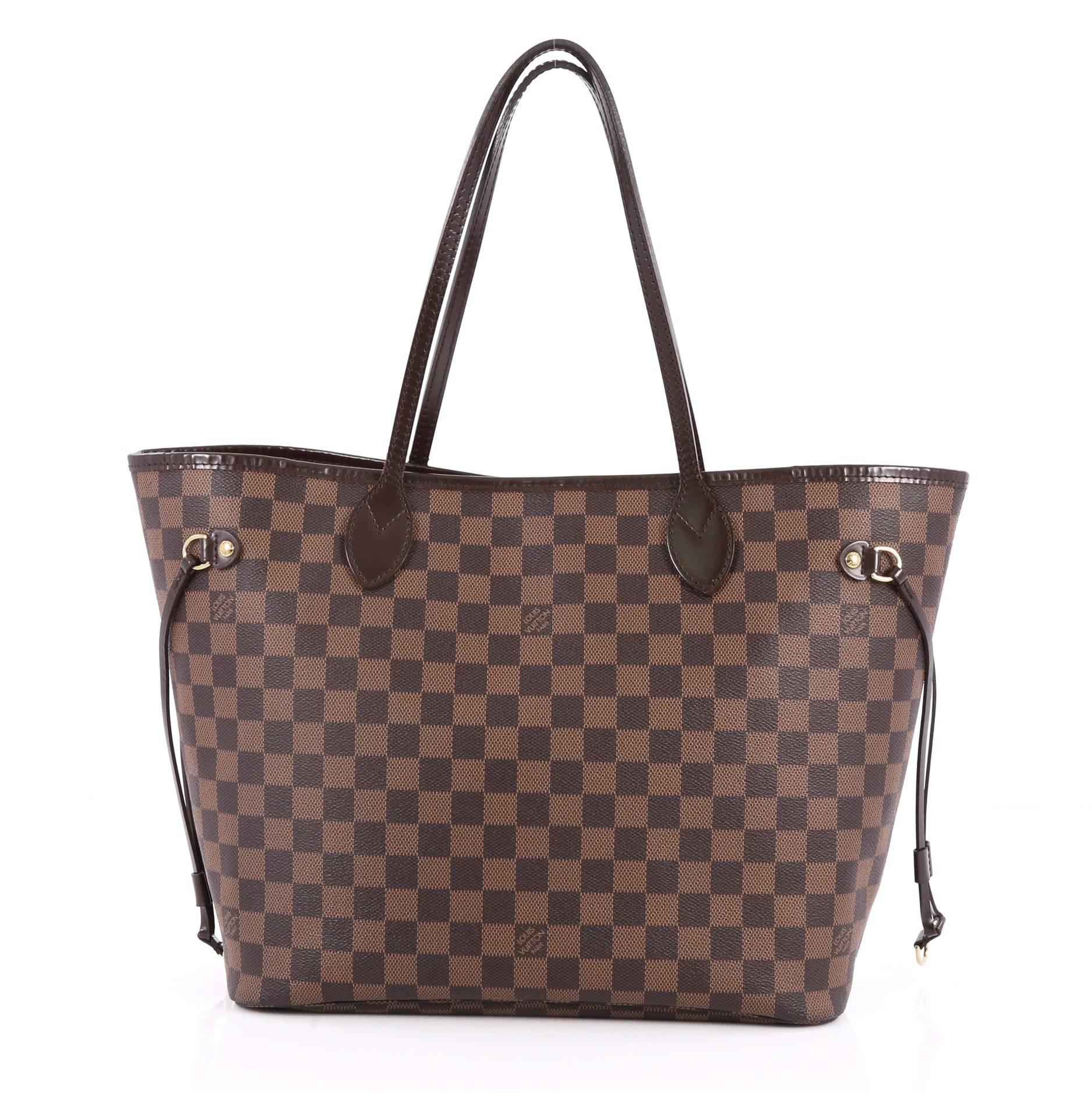 Louis Vuitton Neverfull Tote Damier MM i In Good Condition In NY, NY