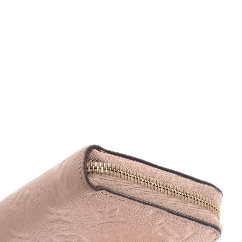 Louis Vuitton Monogram Empreinte Leather Zippy Wallet  1