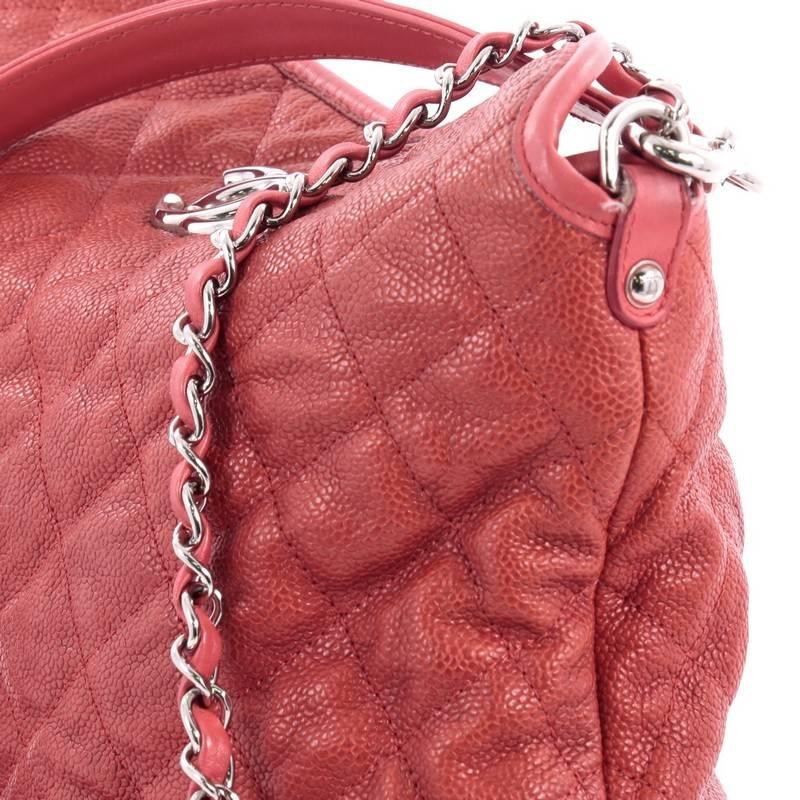 Chanel French Riviera Tote Quilted Caviar Small 1