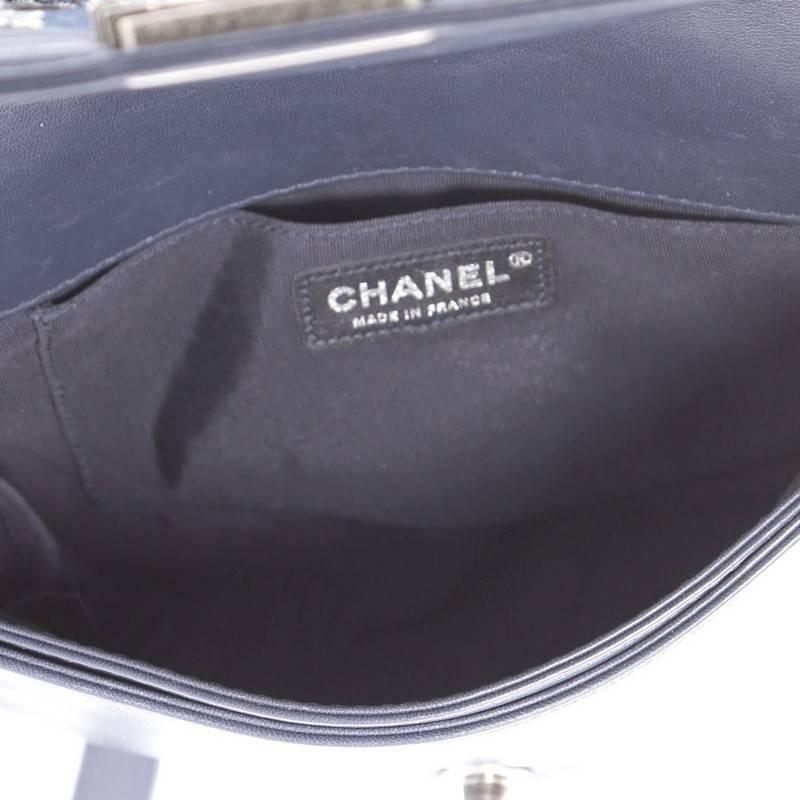 Chanel Enchained Tweed Old Medium Boy Flap Bag  In Good Condition In NY, NY