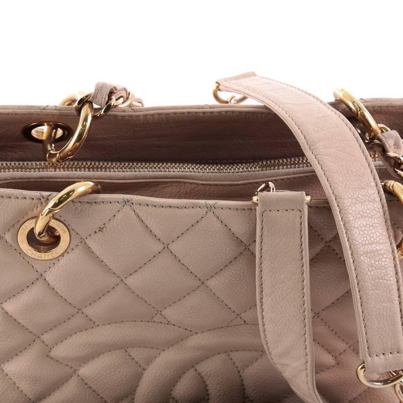 Chanel Grand Shopping Tote Quilted Caviar 1
