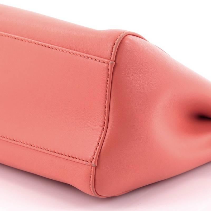 Fendi Peekaboo Handbag Leather Mini  1